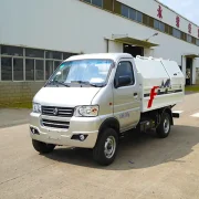 Camión de basura autocargable y basculante