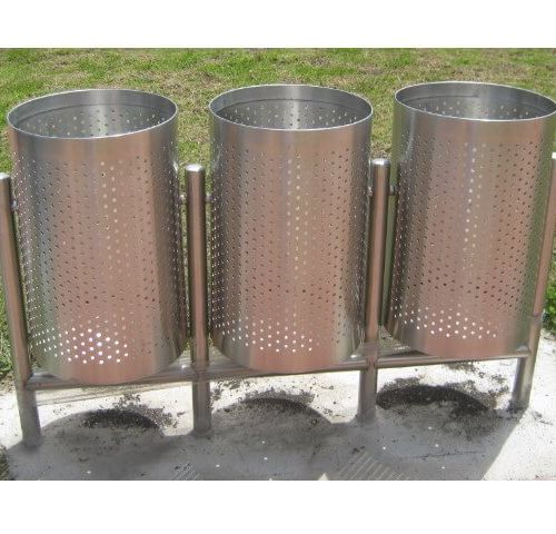 Cesta 3 Puestos Acero Inoxidable 75 LC/U