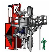 Máquina para el tratamiento de residuos peligrosos T2000