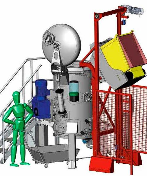 Máquina para el tratamiento de residuos peligrosos T300